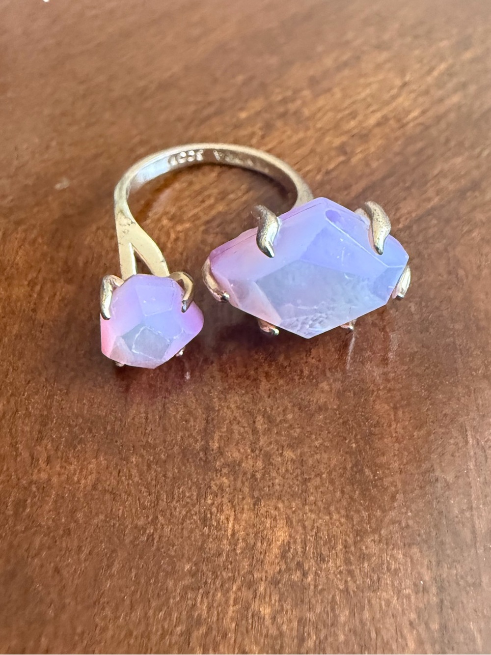 Kendra Scott Open Double Stone Ring - Lavender Pink